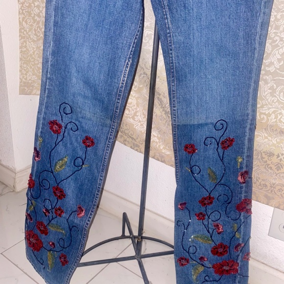Ladies Parasuco Embellished Extreme Fit Jeans Sz 34 - Picture 8 of 8